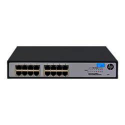 HPE HP 1420-16G 16 Ports Unmanaged Desktop/Rack-Mountable Wall-Mountable Switch